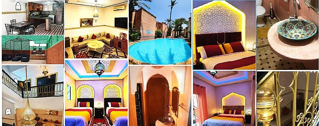 Quarya Assiyahia - Riad Camilia- Maison Entiere Avec Piscine Marrakesh 0*,  Morocco